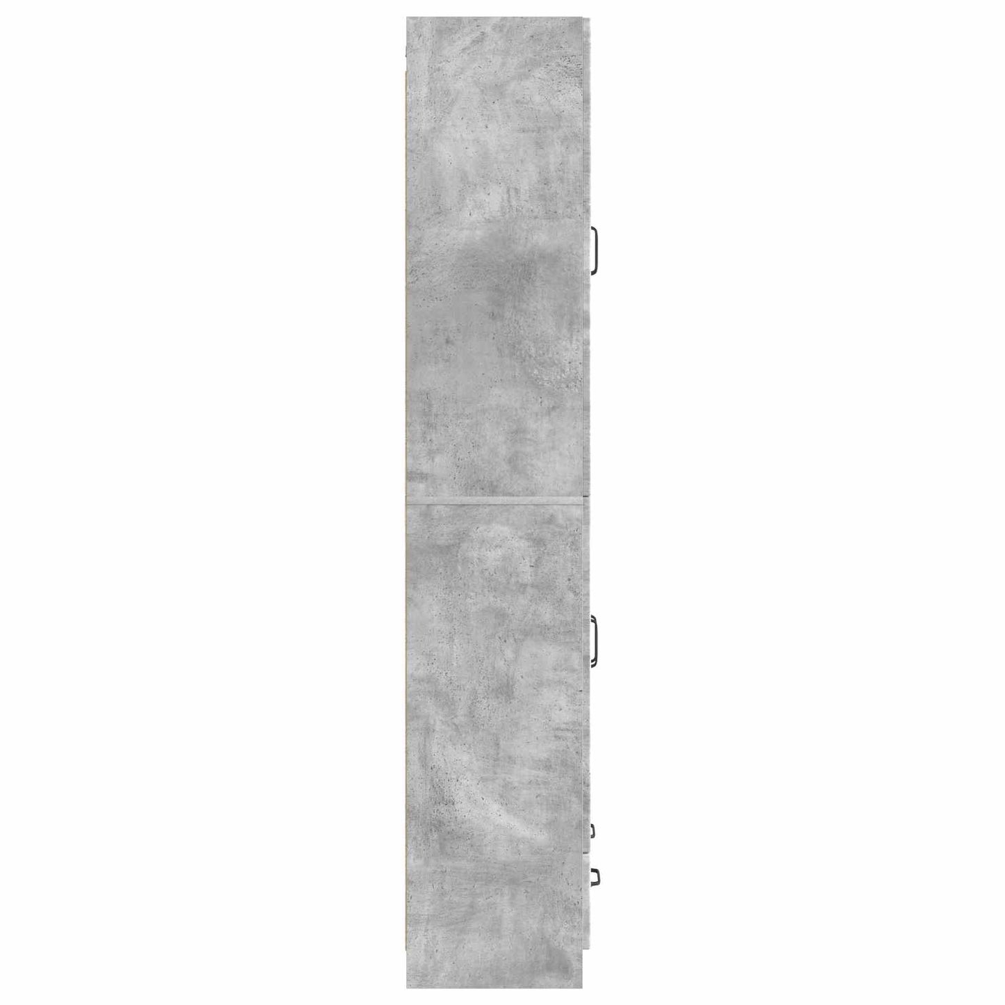 Cabinet Set 2 pcs Concrete Grey Engineered Wood