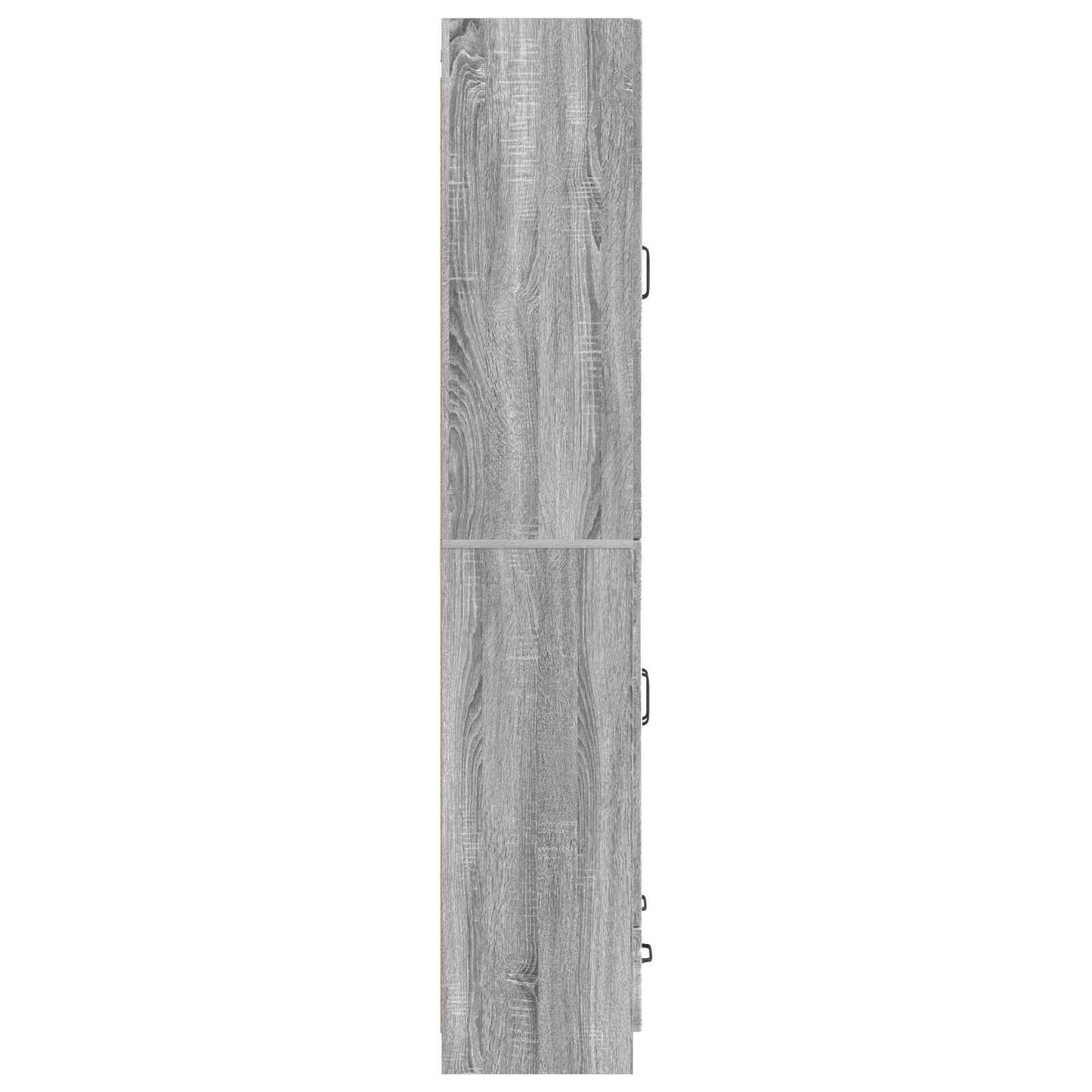 Cabinet Set 2 pcs Grey Sonoma Engineered Wood