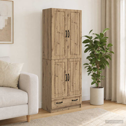 Cabinet Set 2 pcs Artisan Oak Engineered Wood
