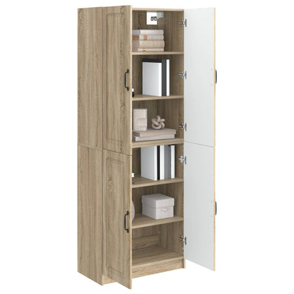 Cabinet Set 2 pcs Sonoma Oak Engineered Wood