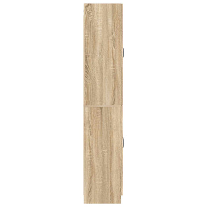 Cabinet Set 2 pcs Sonoma Oak Engineered Wood