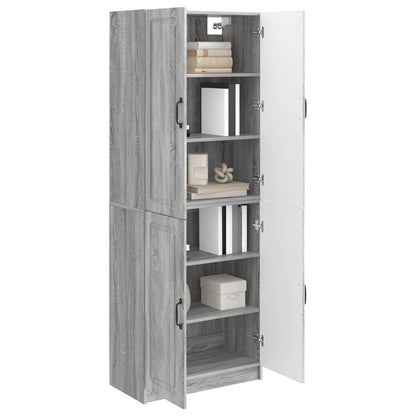 Cabinet Set 2 pcs Engineered Wood