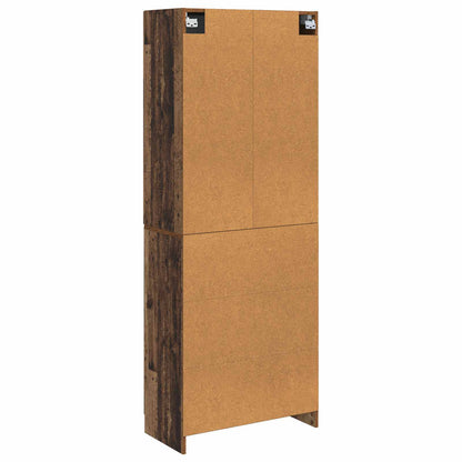 Cabinet Set 2 pcs Engineered Wood