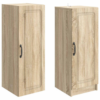 Cabinet Set 2 pcs Sonoma Oak Engineered Wood
