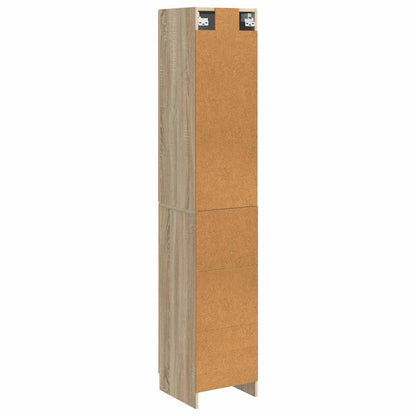 Cabinet Set 2 pcs Sonoma Oak Engineered Wood
