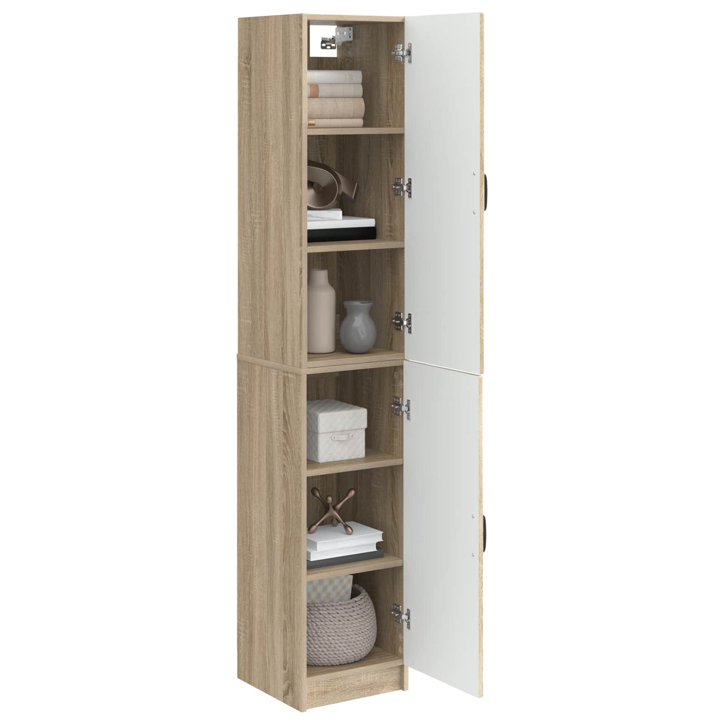 Cabinet Set 2 pcs Sonoma Oak Engineered Wood