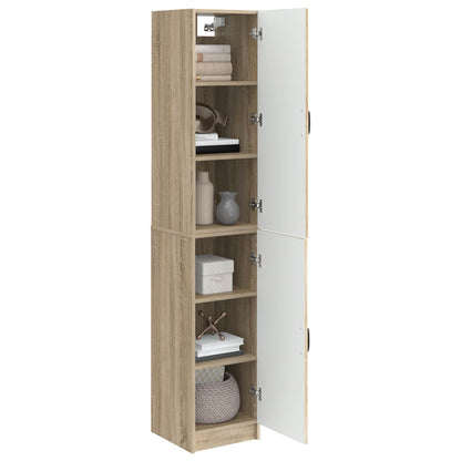 Cabinet Set 2 pcs Sonoma Oak Engineered Wood