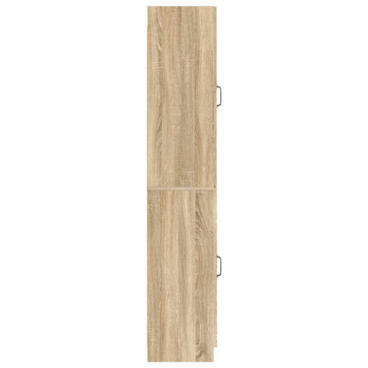 Cabinet Set 2 pcs Sonoma Oak Engineered Wood
