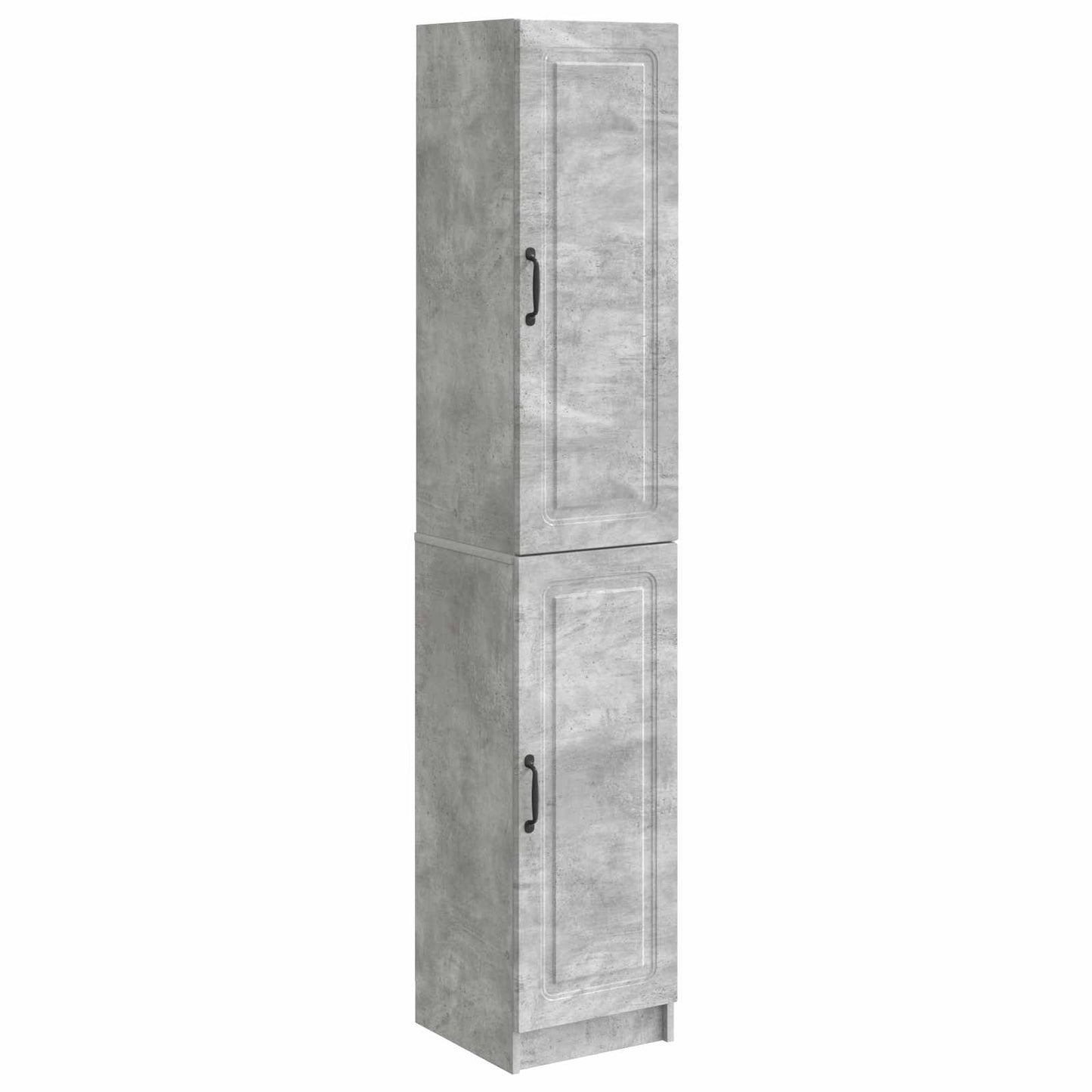 Cabinet Set 2 pcs Concrete Grey Engineered Wood