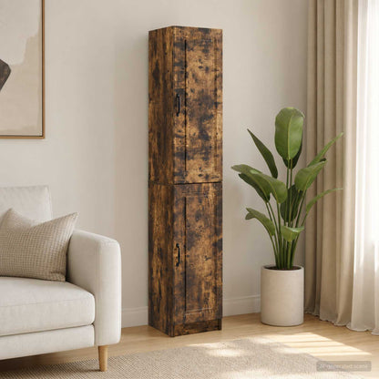 Cabinet Set 2 pcs Engineered Wood