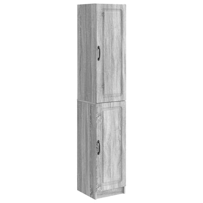 Cabinet Set 2 pcs Grey Sonoma Engineered Wood