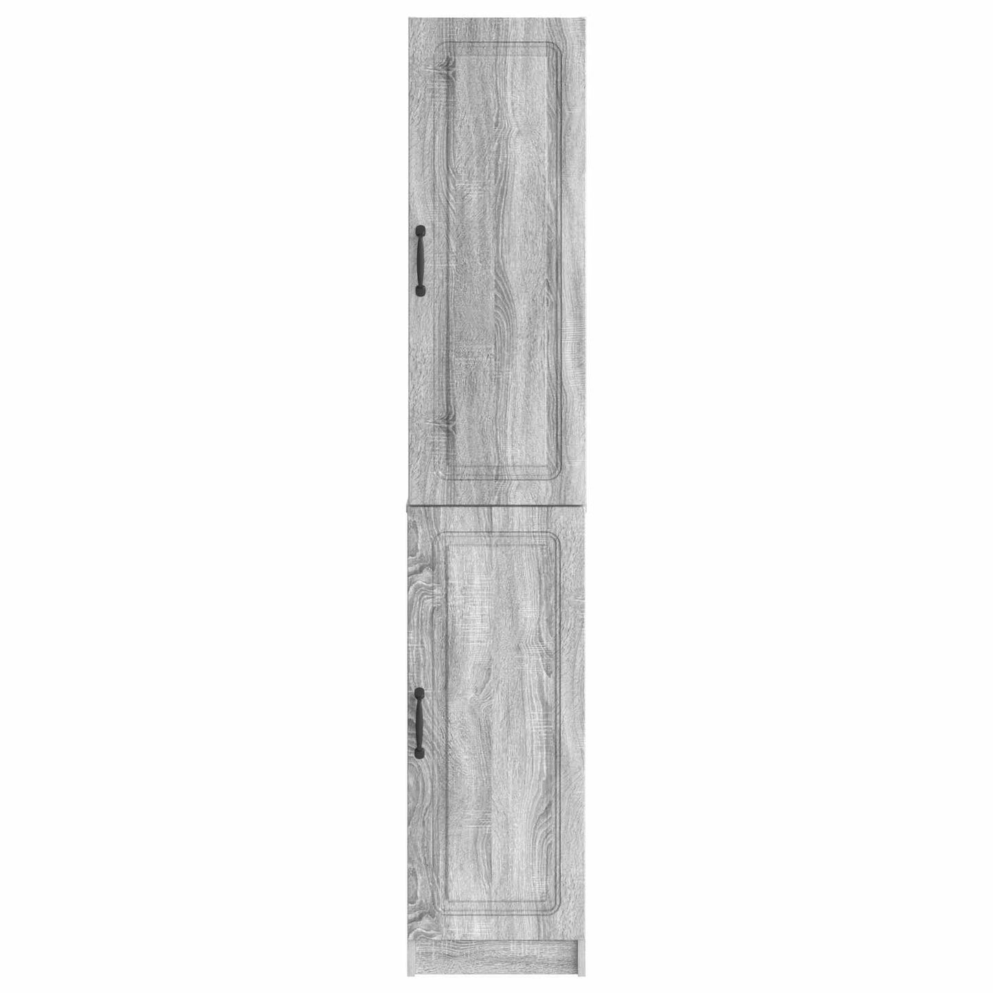 Cabinet Set 2 pcs Grey Sonoma Engineered Wood
