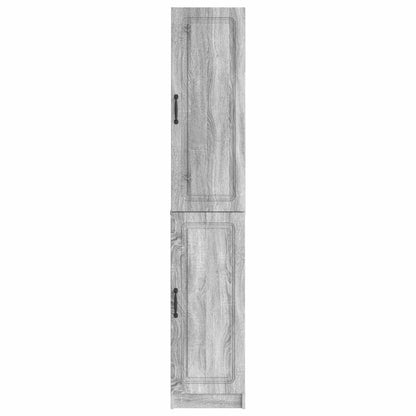 Cabinet Set 2 pcs Grey Sonoma Engineered Wood