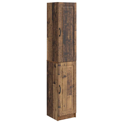 Cabinet Set 2 pcs Old Wood Engineered Wood