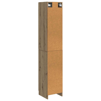 Cabinet Set 2 pcs Artisan Oak Engineered Wood