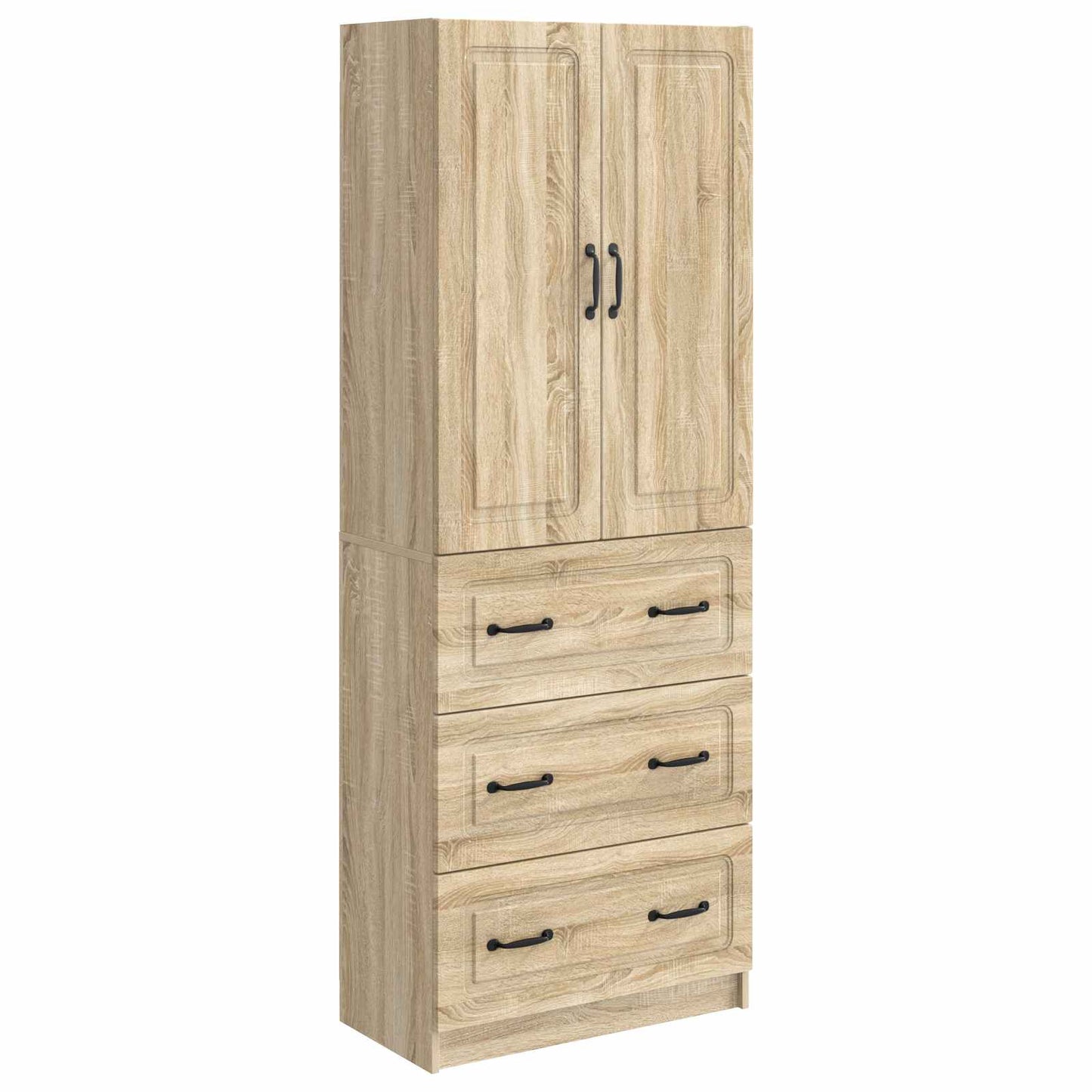 Cabinet Set 2 pcs Sonoma Oak 66 x 34.5 x 87 cm Engineered Wood