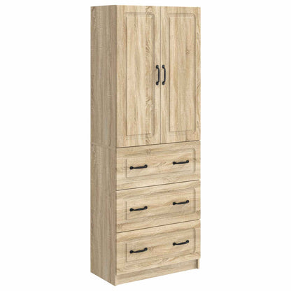 Cabinet Set 2 pcs Sonoma Oak 66 x 34.5 x 87 cm Engineered Wood