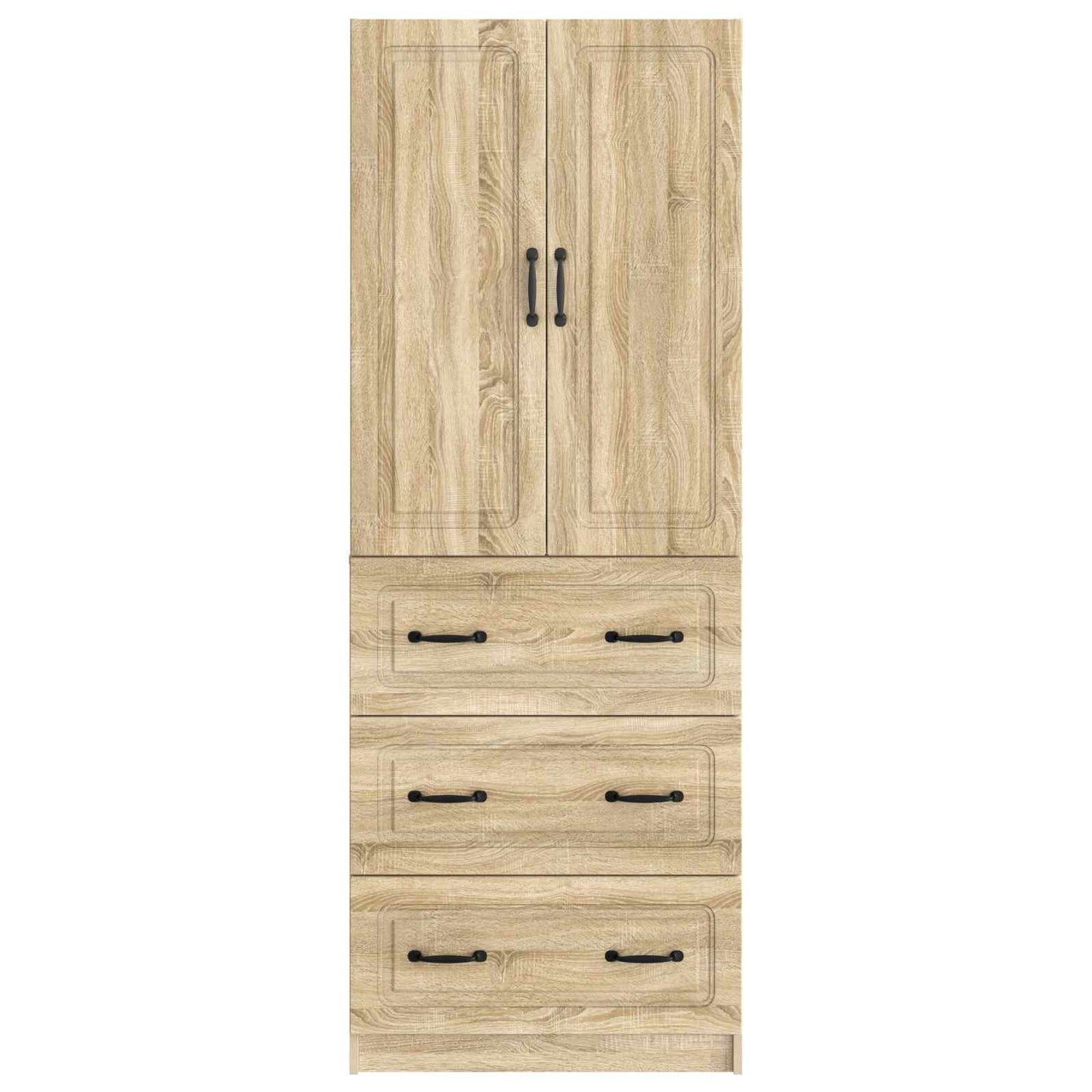 Cabinet Set 2 pcs Sonoma Oak 66 x 34.5 x 87 cm Engineered Wood