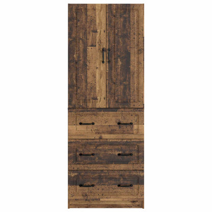 Cabinet Set 2 pcs Old Wood 66 x 34.5 x 87 cm Engineered Wood
