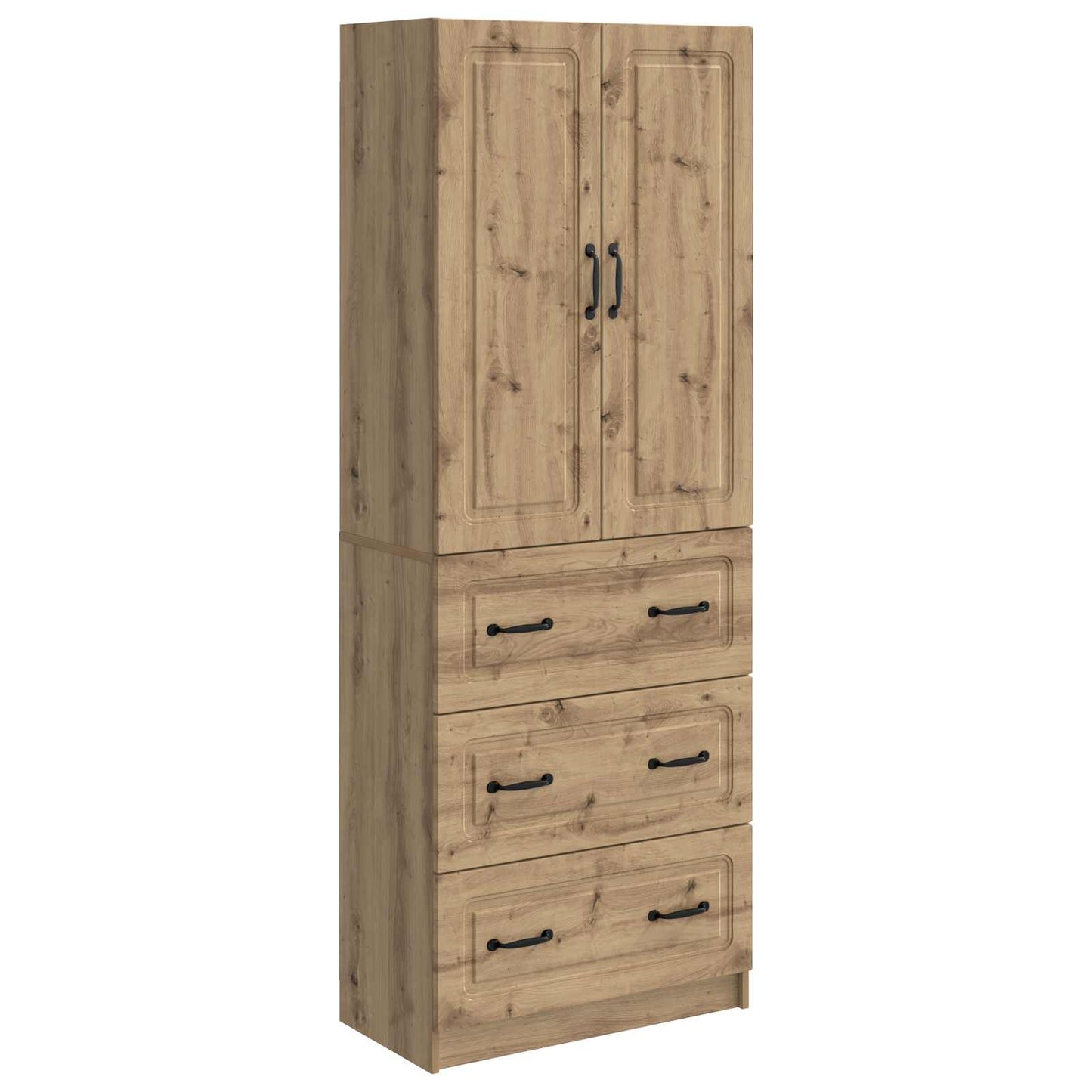 Cabinet Set 2 pcs Artisan Oak 66 x 34.5 x 87 cm Engineered Wood