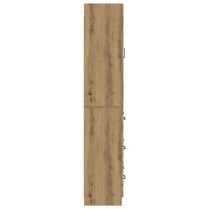 Cabinet Set 2 pcs Artisan Oak 66 x 34.5 x 87 cm Engineered Wood