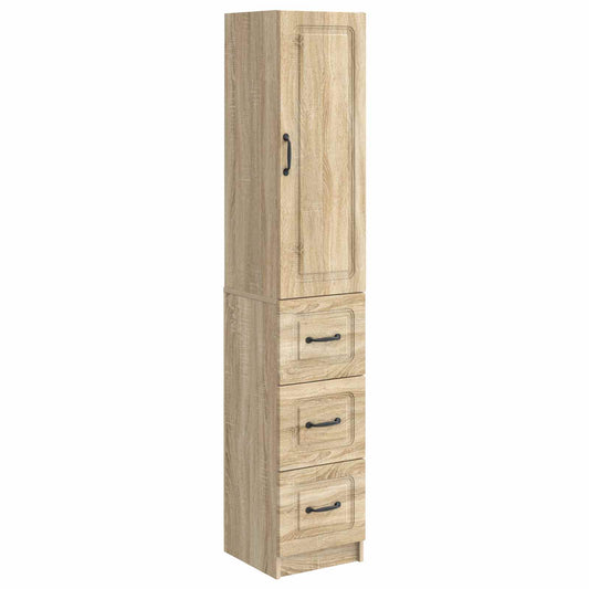 Cabinet Set 2 pcs 33 x 34.5 x 87 cm Engineered Wood Sonoma Oak