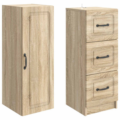 Cabinet Set 2 pcs Sonoma Oak 33 x 34.5 x 87 cm Engineered Wood