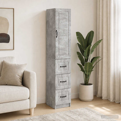 Cabinet Set 2 pcs 33 x 34.5 x 87 cm Engineered Wood