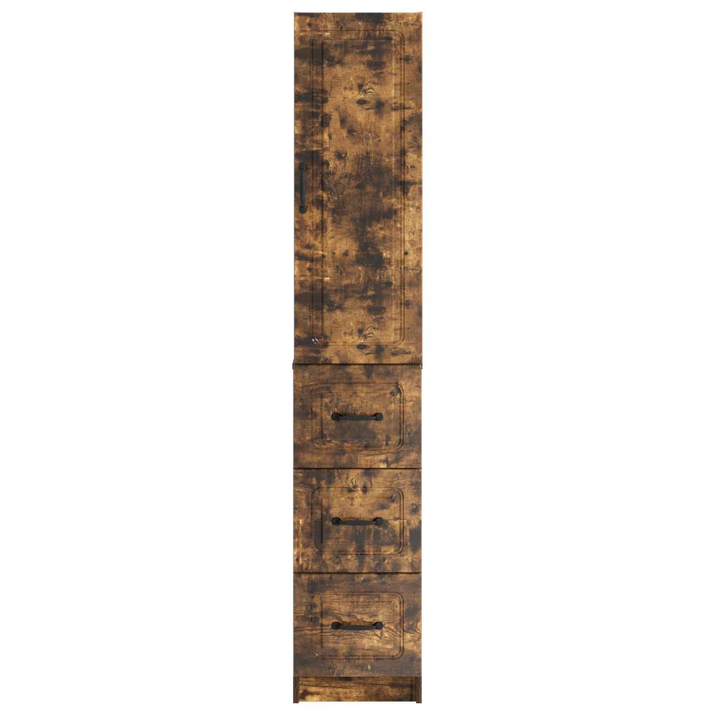 Cabinet Set 2 pcs Smoked Oak 33 x 34.5 x 87 cm Engineered Wood
