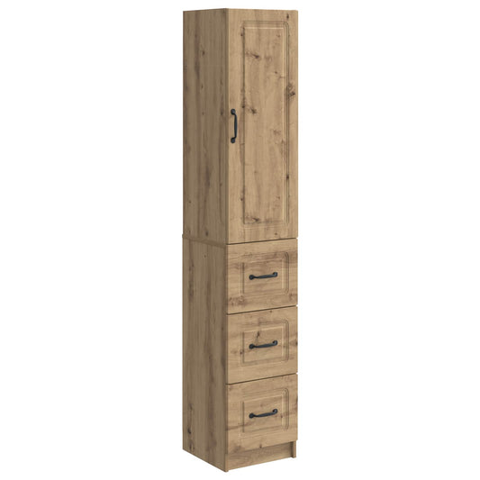 Cabinet Set 2 pcs 33 x 34.5 x 87 cm Engineered Wood Artisan Oak