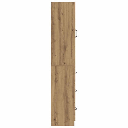 Cabinet Set 2 pcs Artisan Oak 33 x 34.5 x 87 cm Engineered Wood