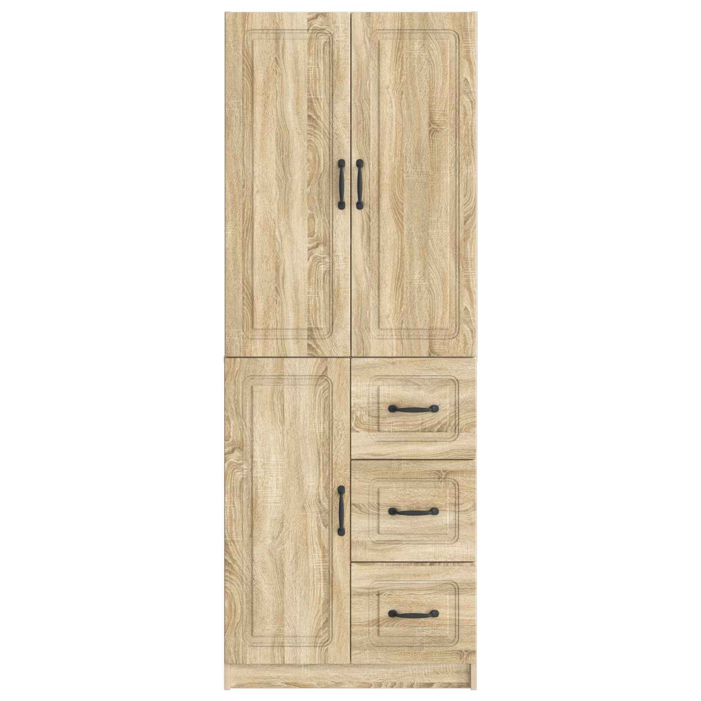 Cabinet Set 2 pcs Sonoma Oak Engineered Wood