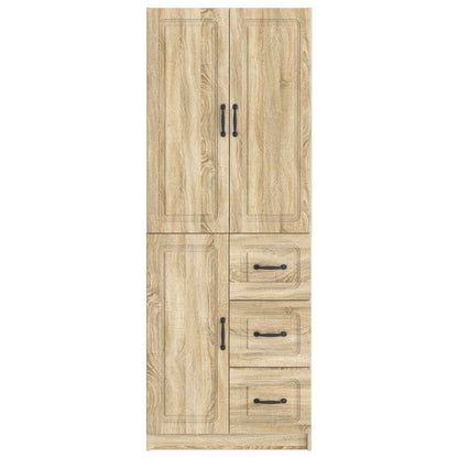 Cabinet Set 2 pcs Sonoma Oak Engineered Wood