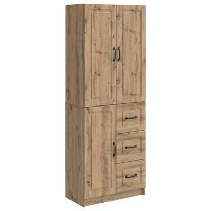 Cabinet Set 2 pcs Artisan Oak Engineered Wood