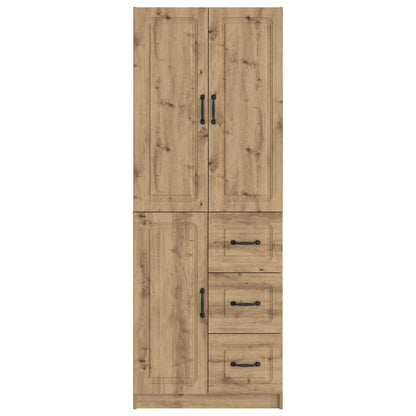 Cabinet Set 2 pcs Artisan Oak Engineered Wood