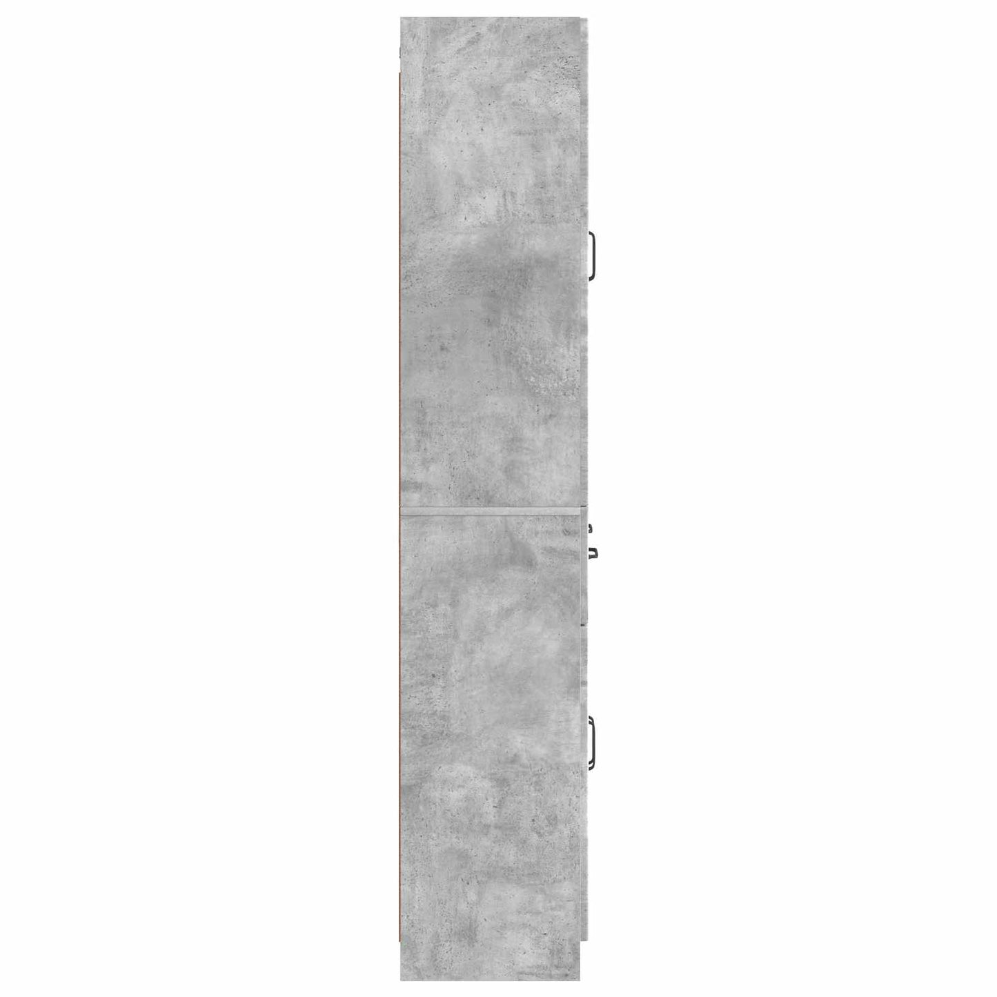 Cabinet Set 2 pcs Concrete Grey Engineered Wood
