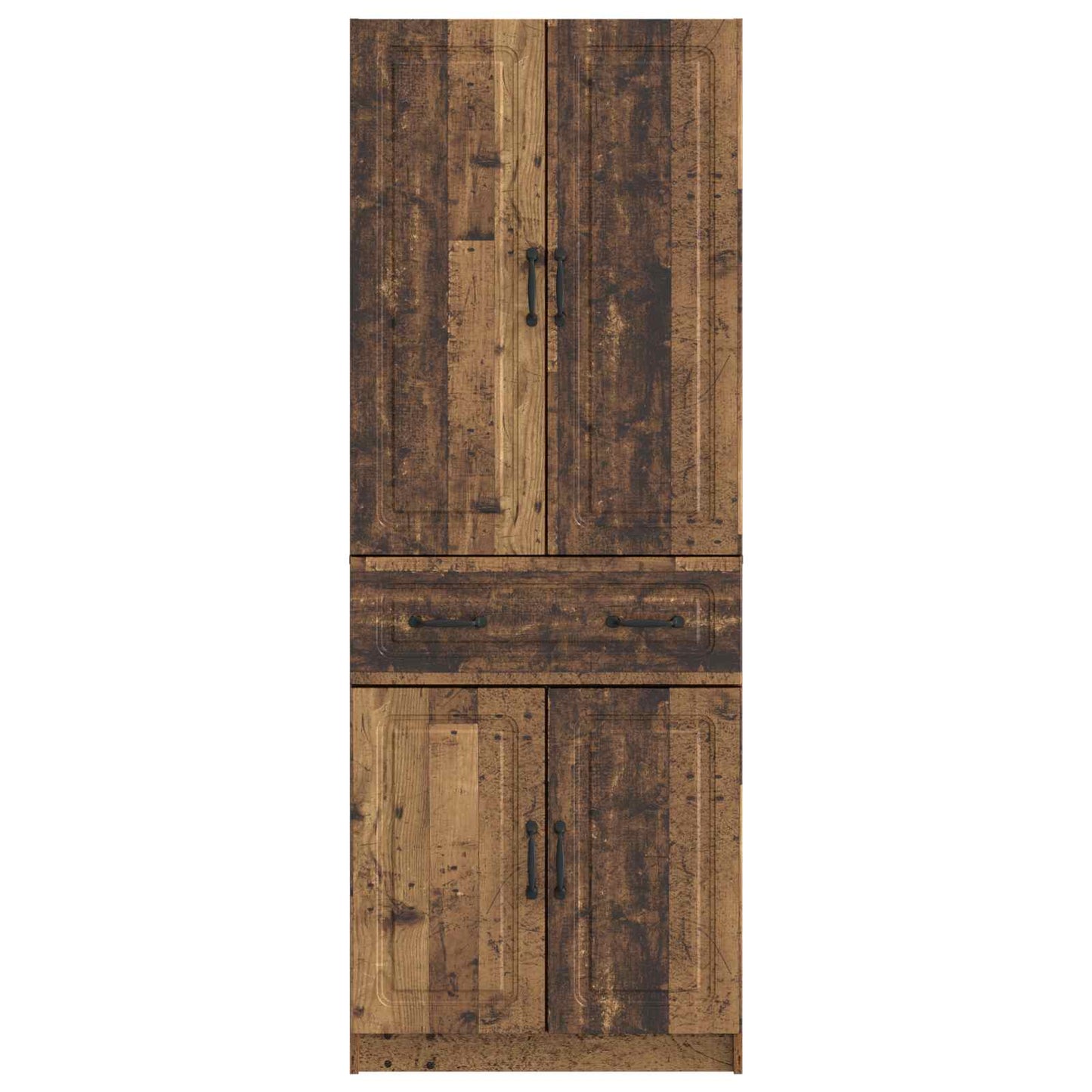 Cabinet Set 2 pcs Old Wood Engineered Wood