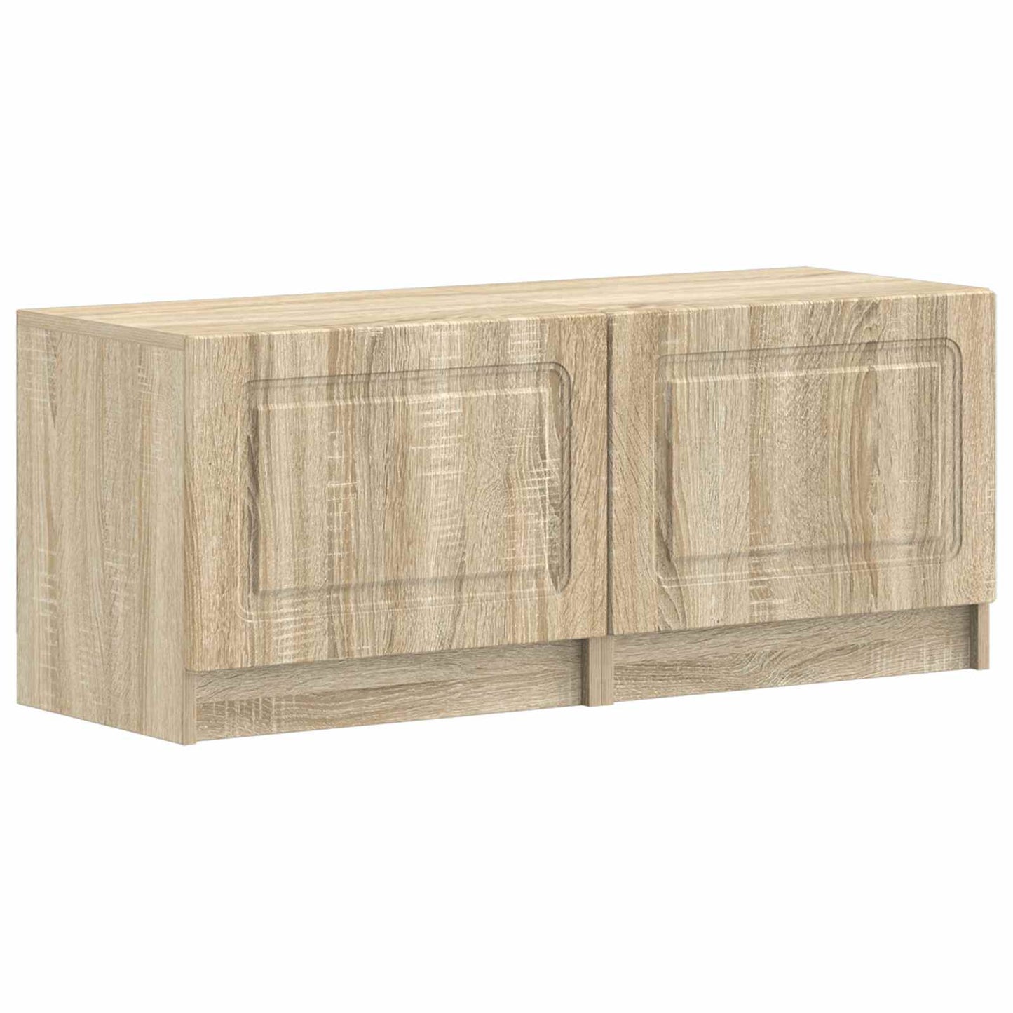5 Piece LED TV Cabinet Sonoma Oak Engineered Wood