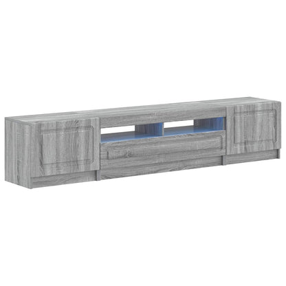 5 Piece LED TV Cabinet Grey Sonoma Engineered Wood