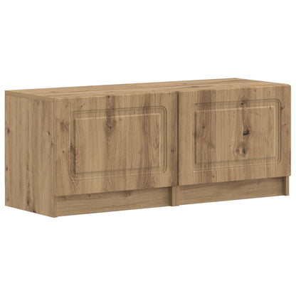 5 Piece LED TV Cabinet Artisan Oak Engineered Wood