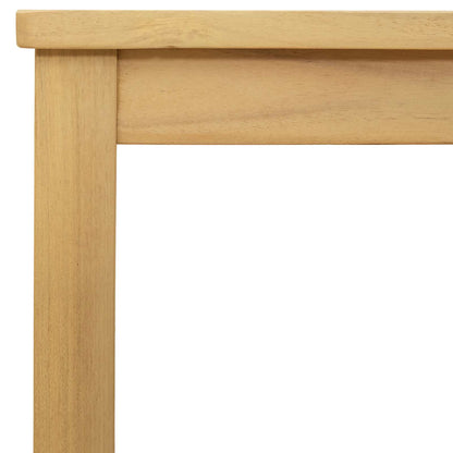 Coffee Table Light Acacia 45 x 45 x 36 cm Solid Acacia Wood