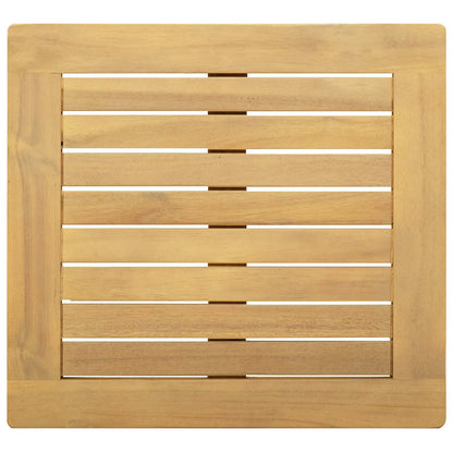 Coffee Table Light Acacia 45 x 45 x 36 cm Solid Acacia Wood
