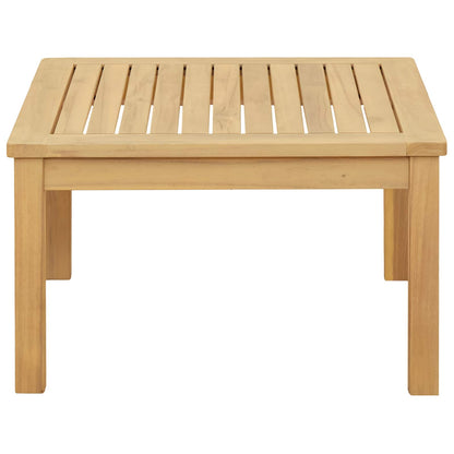 Coffee Table Light Acacia 60 x 60 x 36 cm Solid Acacia Wood