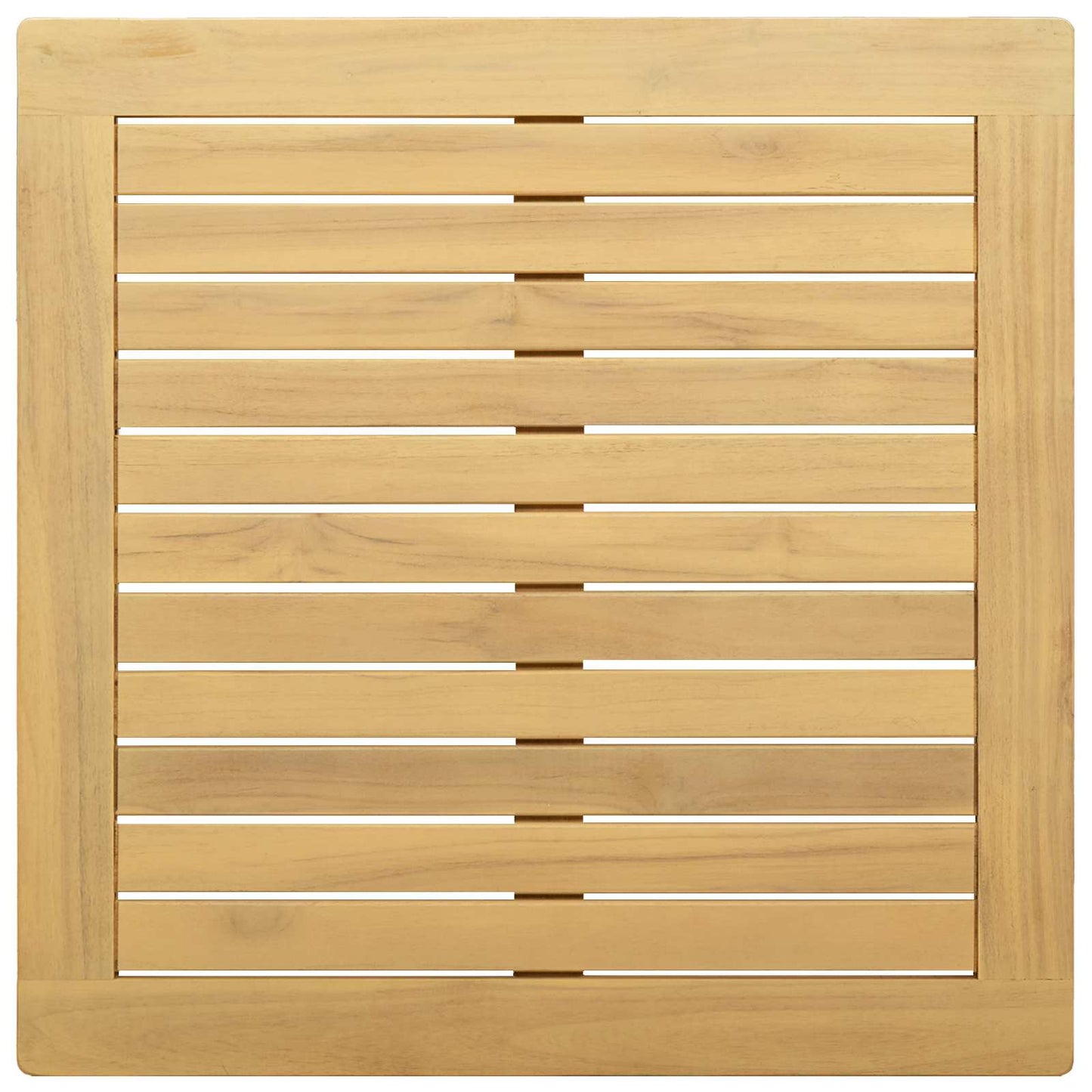 Coffee Table Light Acacia 60 x 60 x 36 cm Solid Acacia Wood
