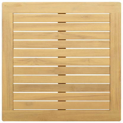 Coffee Table Light Acacia 60 x 60 x 36 cm Solid Acacia Wood