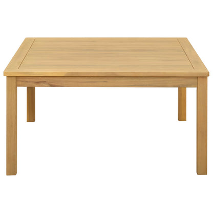 Coffee Table Light Acacia 85 x 85 x 45 cm Solid Acacia Wood