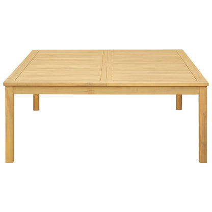 Coffee Table Light Acacia 110 x 110 x 45 cm Solid Acacia Wood