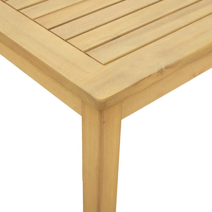 Coffee Table Light Acacia 70 x 40 x 36 cm Solid Acacia Wood