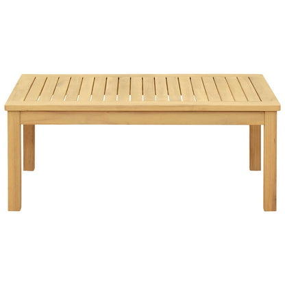 Coffee Table Light Acacia 90 x 50 x 36 cm Solid Acacia Wood