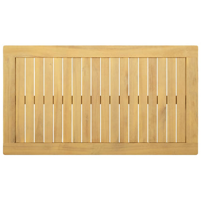 Coffee Table Light Acacia 90 x 50 x 36 cm Solid Acacia Wood